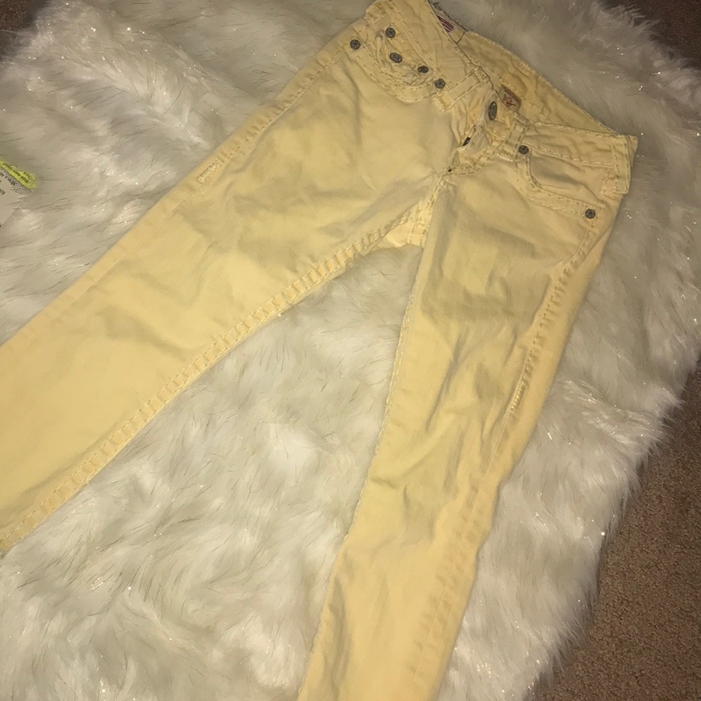 True Religion Yellow Denim